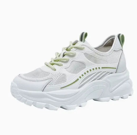 Maeve β Platform Sneakers β Breathable Mesh & Stylish Elevation