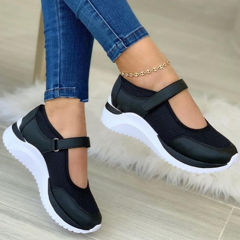 Breathable Mary Jane Sneakers for Women β Comfortable & Supportive