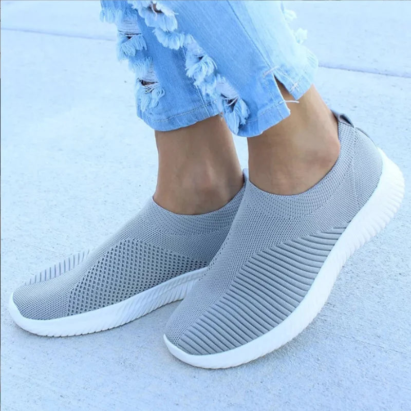 Breathable Slip-On Sneakers for Women β Effortless Style & Comfort