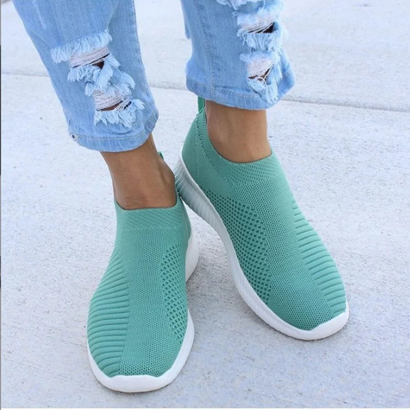 Breathable Slip-On Sneakers for Women β Effortless Style & Comfort