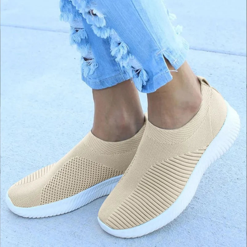 Breathable Slip-On Sneakers for Women β Effortless Style & Comfort