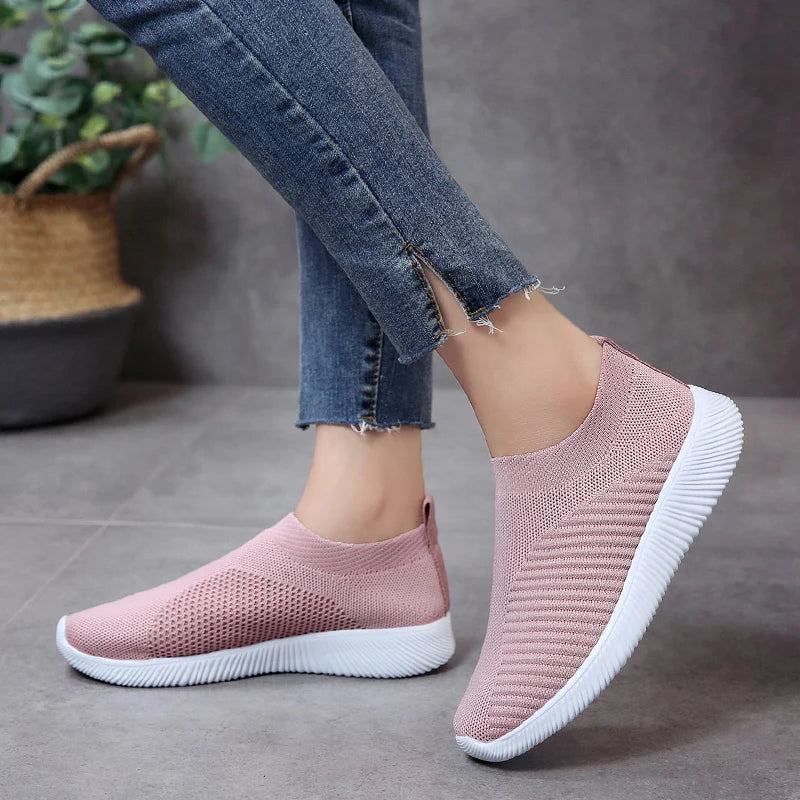 Breathable Slip-On Sneakers for Women β Effortless Style & Comfort