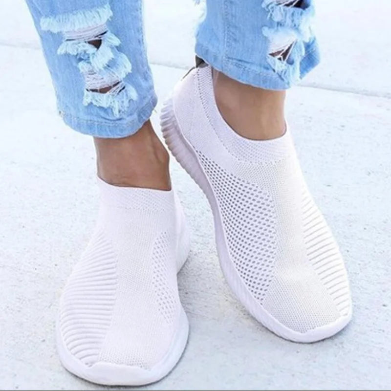 Breathable Slip-On Sneakers for Women β Effortless Style & Comfort