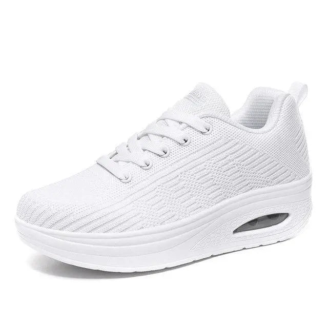 Breathable Knitted Sneakers for Women β Comfortable & Versatile 3