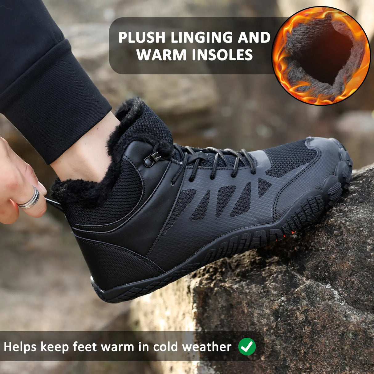 Breathable Lightweight Snow Boots for Unisex β Comfort & Support for Winter Adventures 5