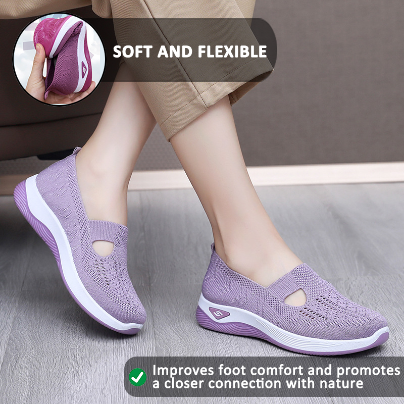 Breathable Slip-On Shoes for Women – Lightweight & Eco-Friendly Comfort 1