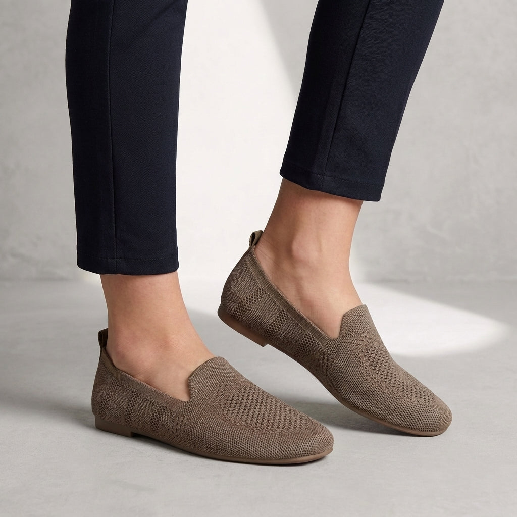 Breathable Knit Loafers β Lightweight Casual Comfort Walking Flats