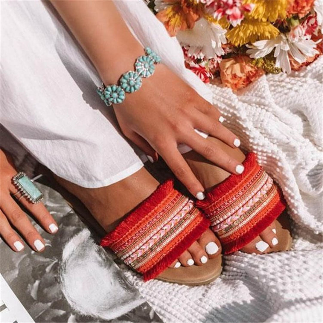 Chic Open-Toe Slippers for Women β Stylish & Comfortable Footwear