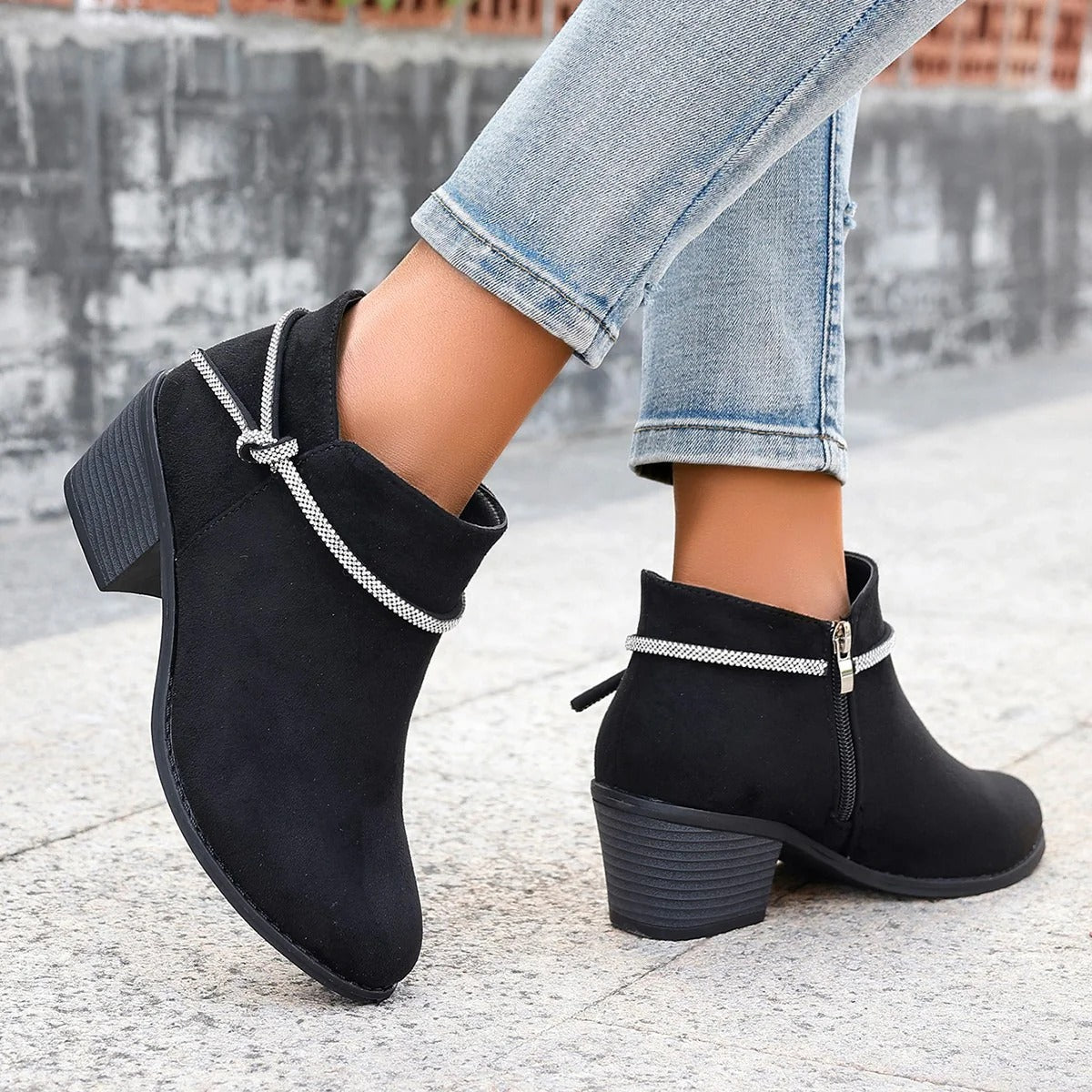 Chunky Heel Ankle Boots for Women β Stylish & Comfortable