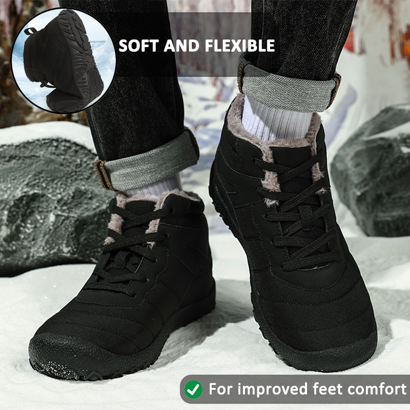 Cold-Proof Hiking Boots for Men β Non-Slip & Waterproof Comfort 5