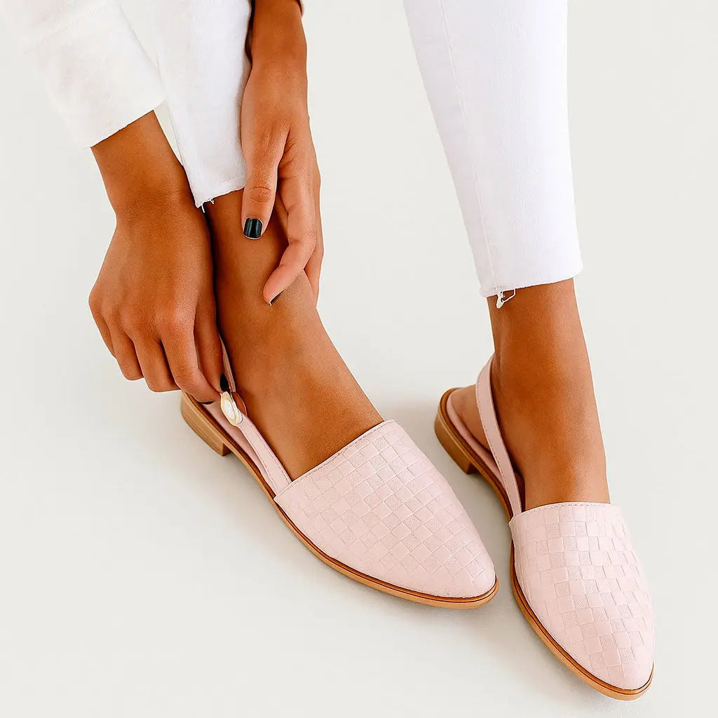 Comfortable Woven Slingback Flats for Everyday Comfort Bareroots Footwear
