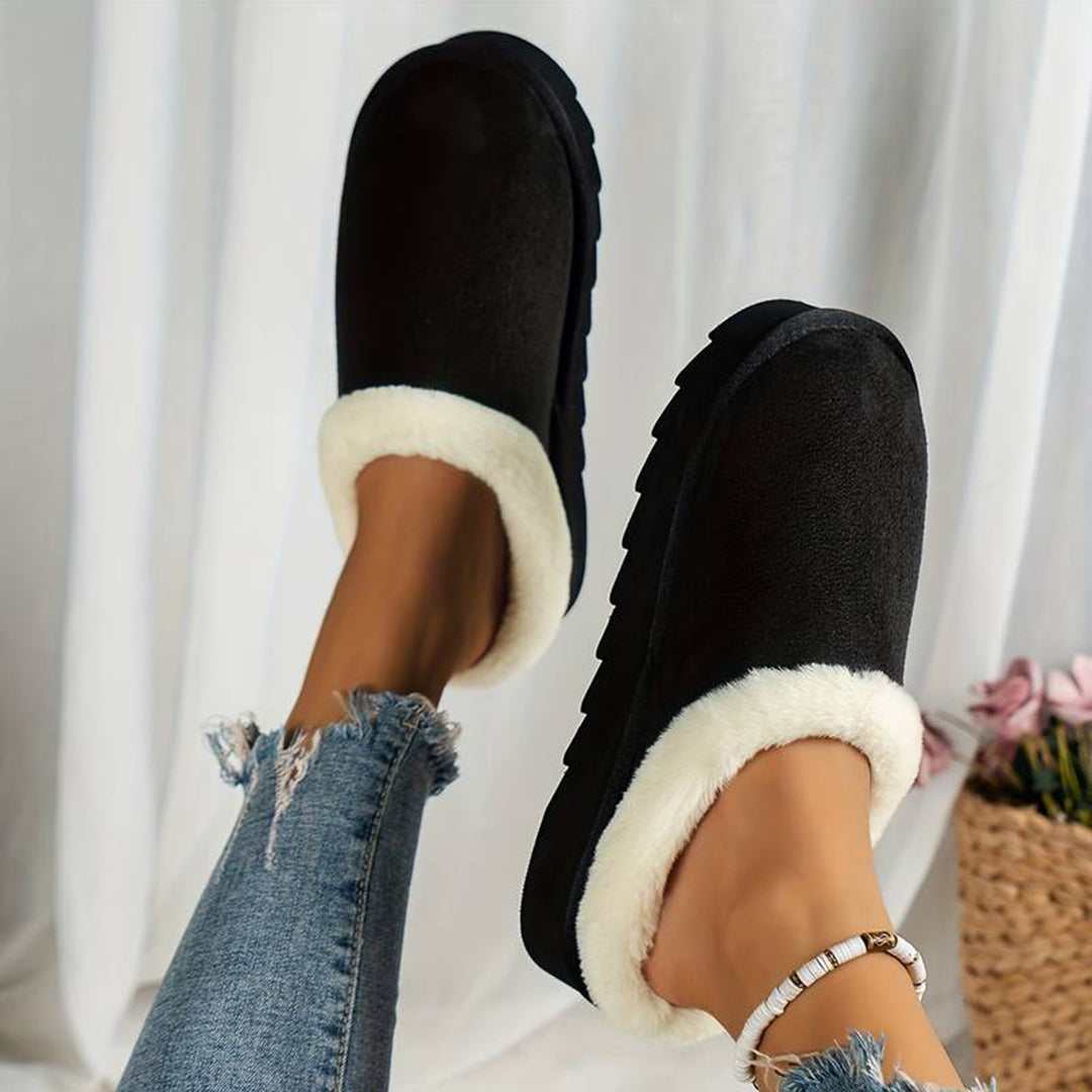 Cozy Slip-On Snow Boots for Women β Stylish & Warm for Winter Adventures