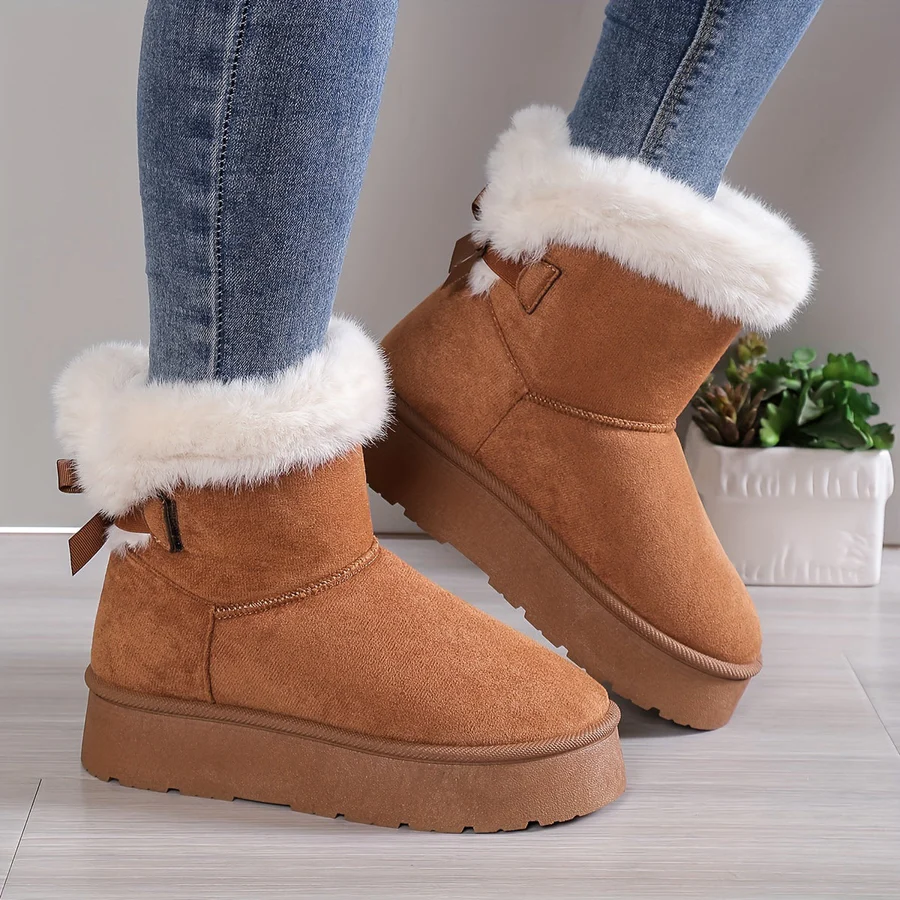 Cozy Slip-On Winter Boots for Women β Effortless Style & Warmth