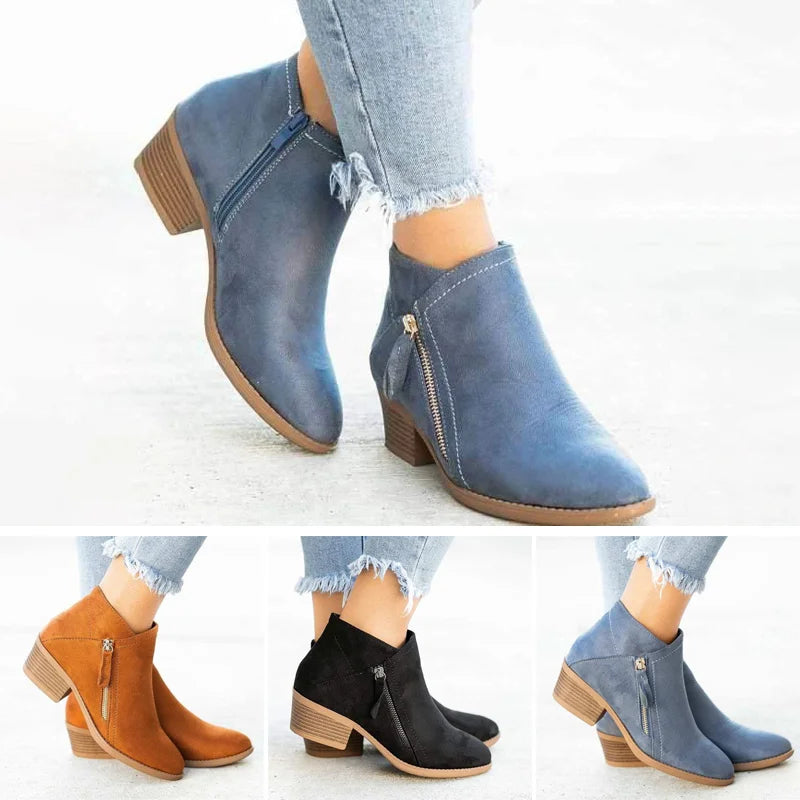 Elegant Black Ankle Boots for Women β Stylish & Comfortable Booties
