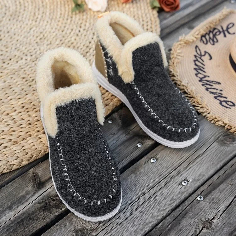 Faux Fur Lined Ankle Boots for Women β Cozy & Stylish Comfort