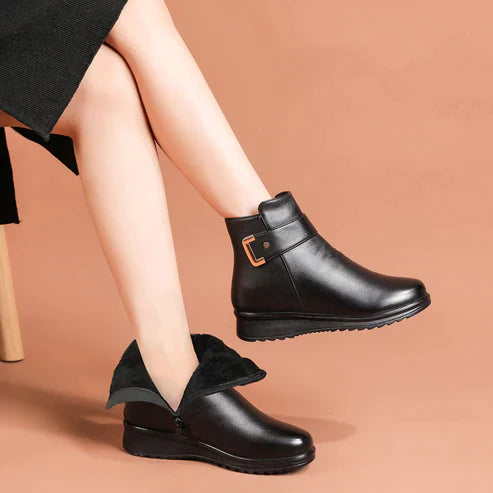 Fleece Lined Winter Shoes for Women β Cozy & Non-Slip Design