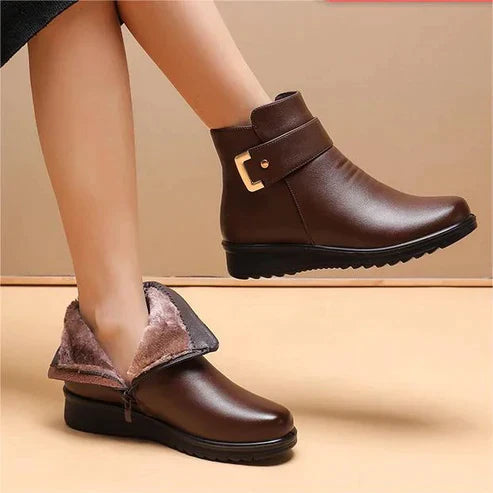 Fleece Lined Winter Shoes for Women β Cozy & Non-Slip Design