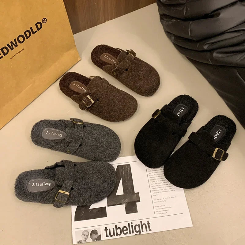 Fleece-Lined Clogs for Women β Cozy & Stylish Slip-On Design 3