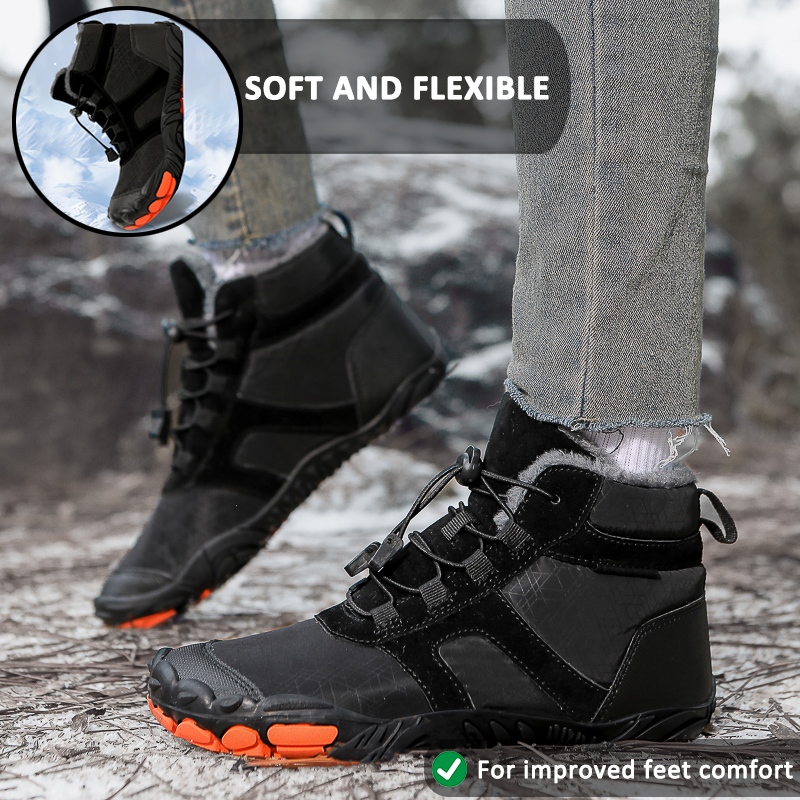 Flexible Waterproof Snow Boots for Unisex – Comfortable & Supportive for Winter Adventures 2