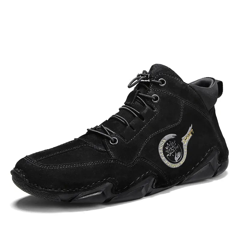 Genuine Leather Ankle Boots for Men β Stylish & Comfortable 7