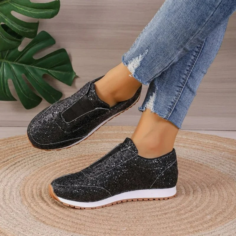 Glitter Slip-On Sneakers for Women β Stylish & Comfortable Footwear