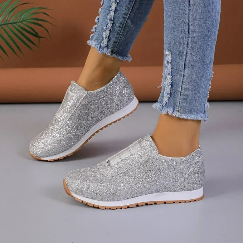 Glitter Slip-On Sneakers for Women β Stylish & Comfortable Footwear