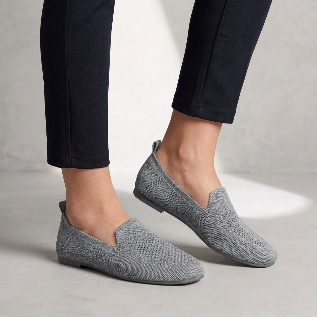Breathable Knit Loafers β Lightweight Casual Comfort Walking Flats