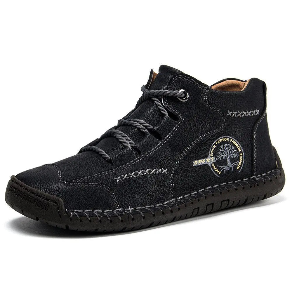 Hand-Stitched Leather Boots for Men β Comfortable & Stylish 5