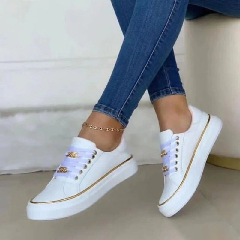 Lace-Up Low-Top Sneakers for Women β Stylish & Comfortable Everyday Wear