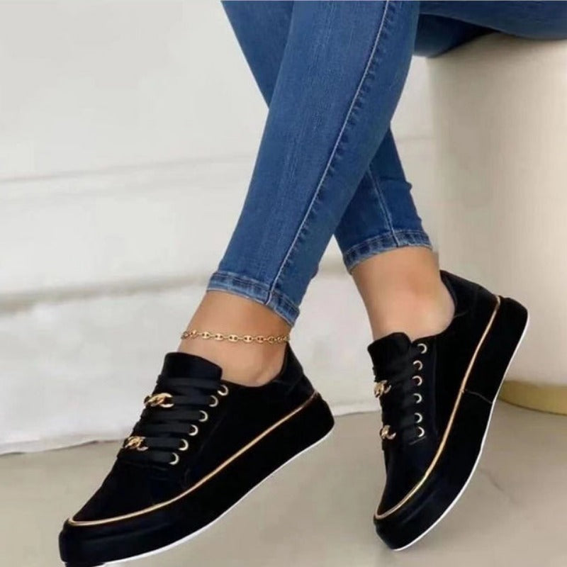 Lace-Up Low-Top Sneakers for Women β Stylish & Comfortable Everyday Wear
