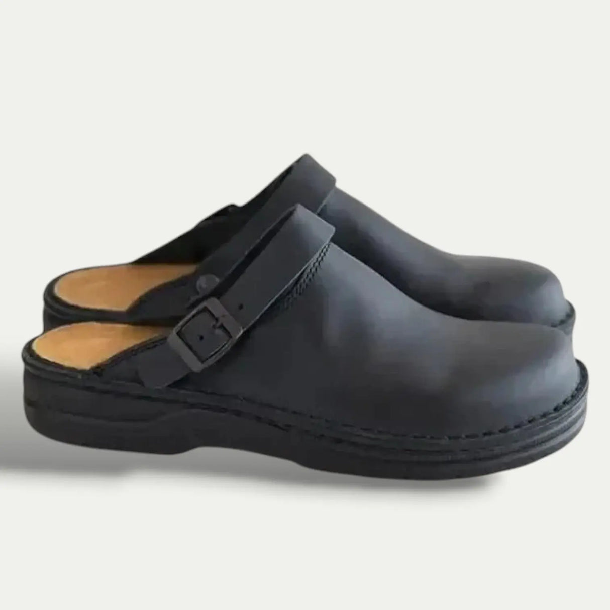 Leather Shoes-Slippers Unisex