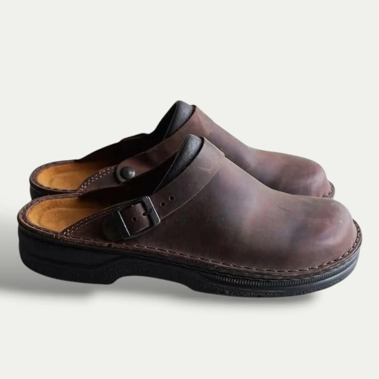 Leather Shoes-Slippers Unisex