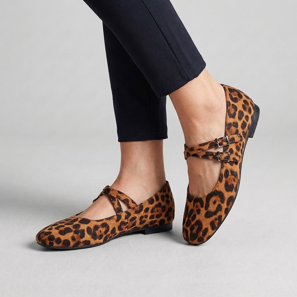 Double Strap Mary Jane Flats β Vintage Casual Comfort Walking Shoes