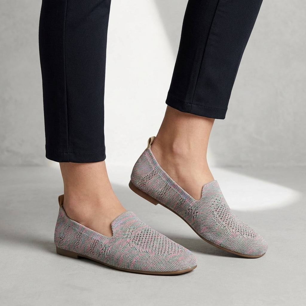 Breathable Knit Loafers β Lightweight Casual Comfort Walking Flats