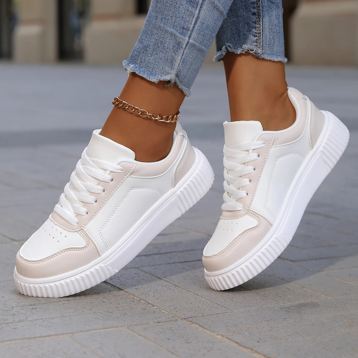 Lightweight Casual Sneakers for Women β Comfortable & Stylish with Non-Slip Grip 8