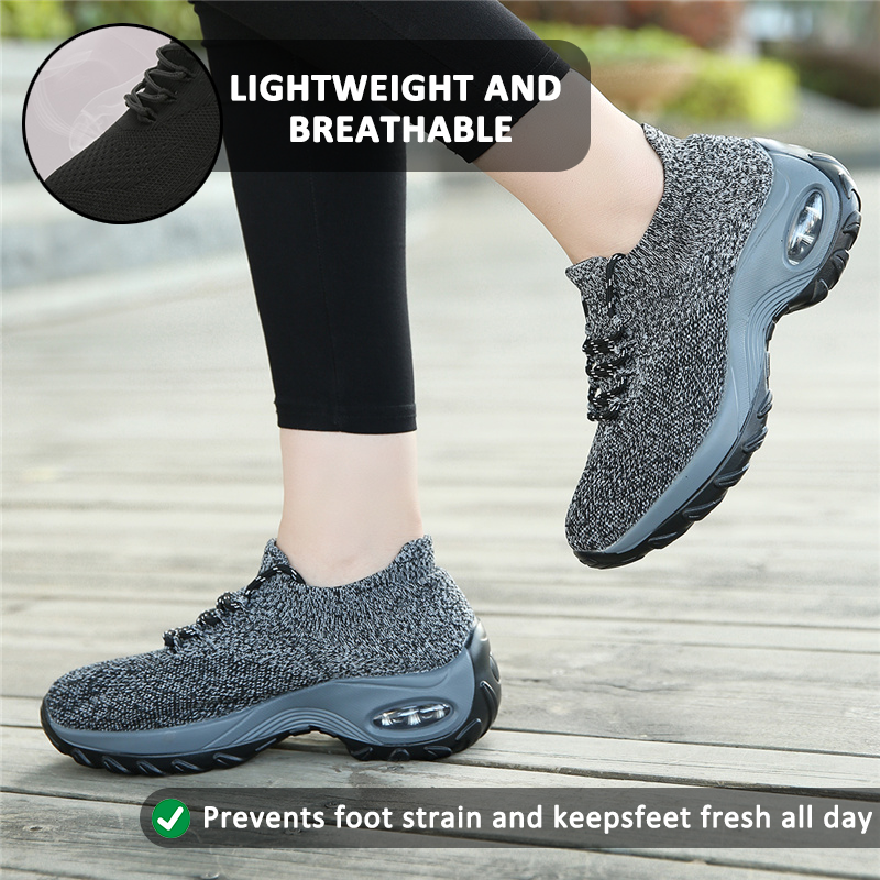 Lightweight Flying Knit Sneakers for Women β Breathable & Versatile Comfort 2