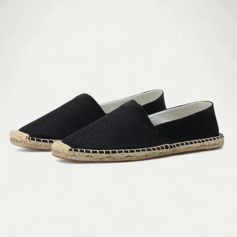 Linen Slip On Espadrilles for Men Comfortable Orthopedic Shoes