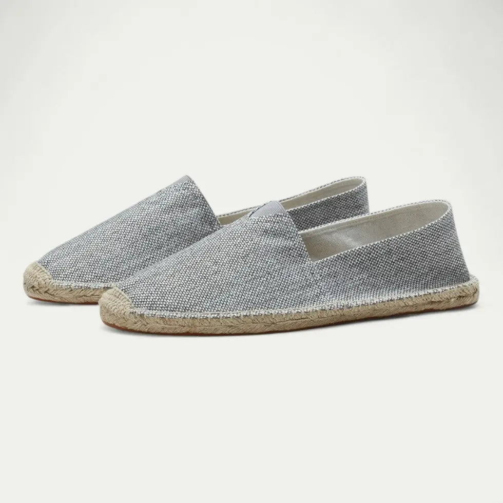 Linen Slip On Espadrilles for Men Comfortable Orthopedic Shoes