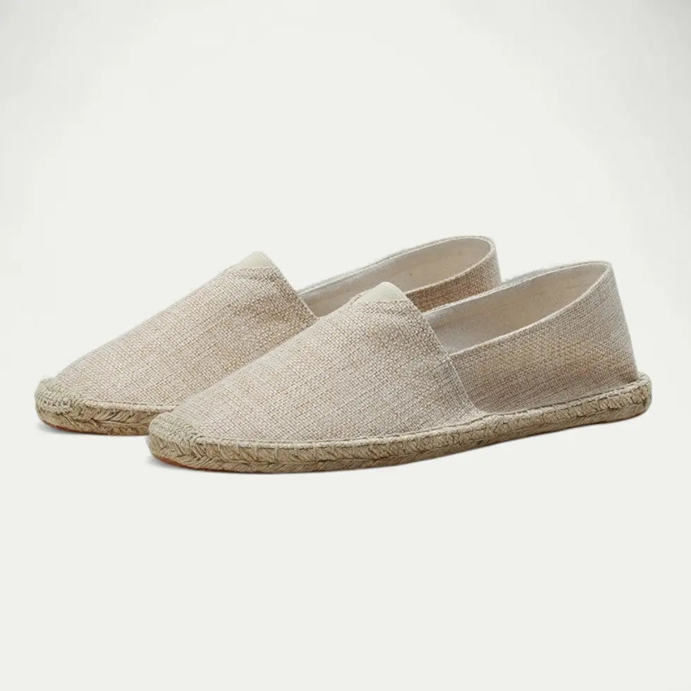 Linen Slip On Espadrilles for Men Comfortable Orthopedic Shoes