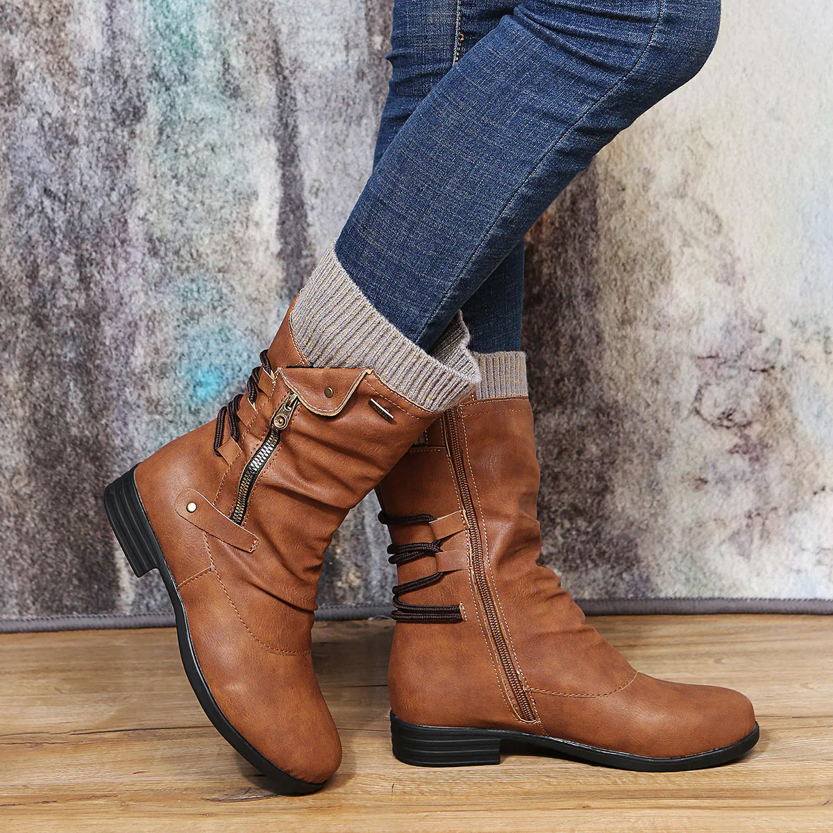 Long Woolen Boots for Women β Cozy & Stylish for Winter