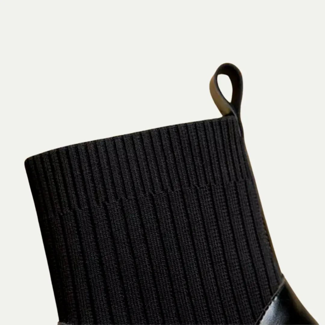 Luxe Elastic Sock Ankle Boots