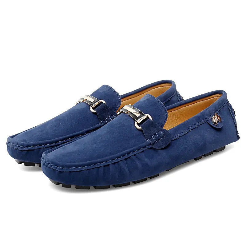 Men Old Money Suede Slip On Loafers Bareroots Footwear
