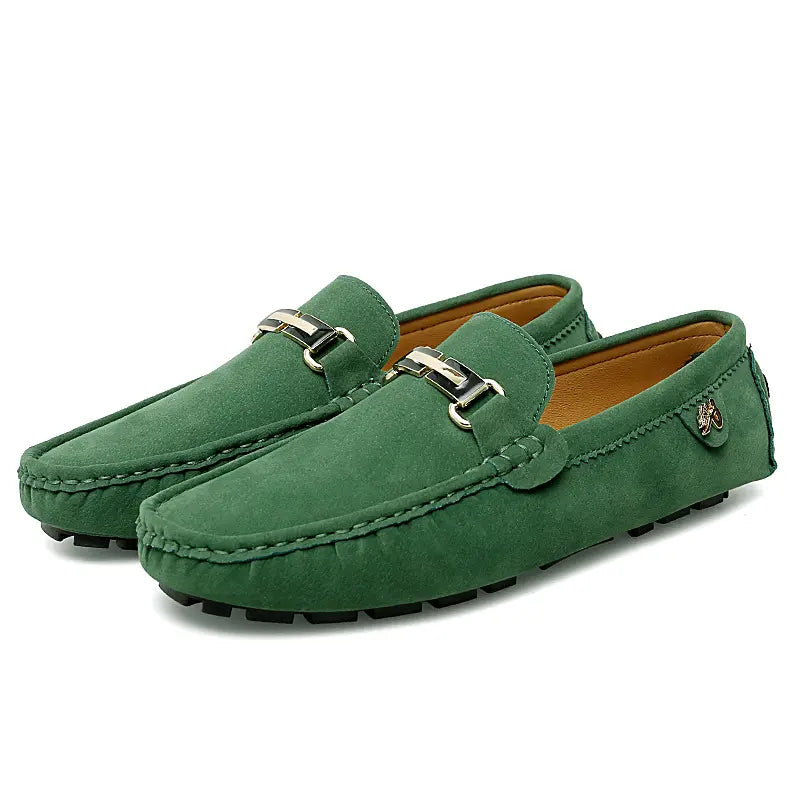 Men Old Money Suede Slip On Loafers Bareroots Footwear