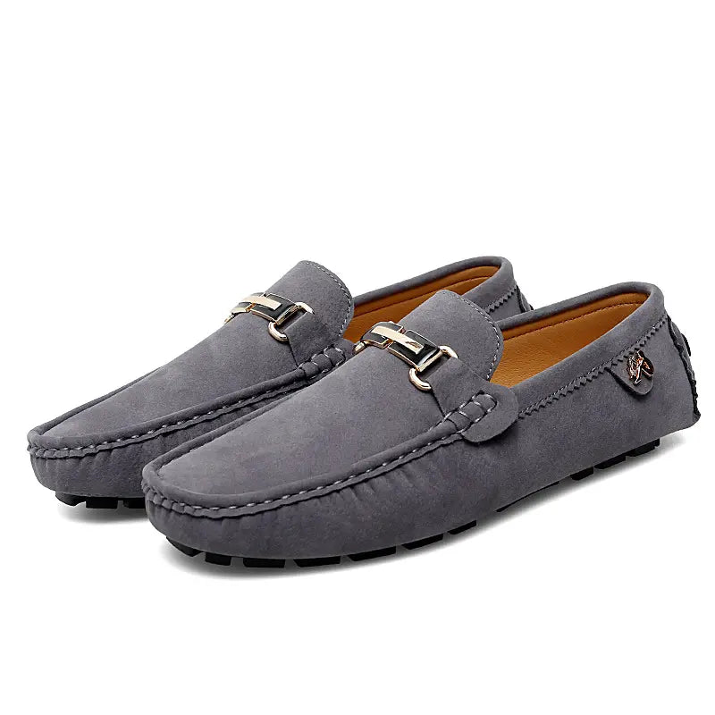 Men Old Money Suede Slip On Loafers Bareroots Footwear