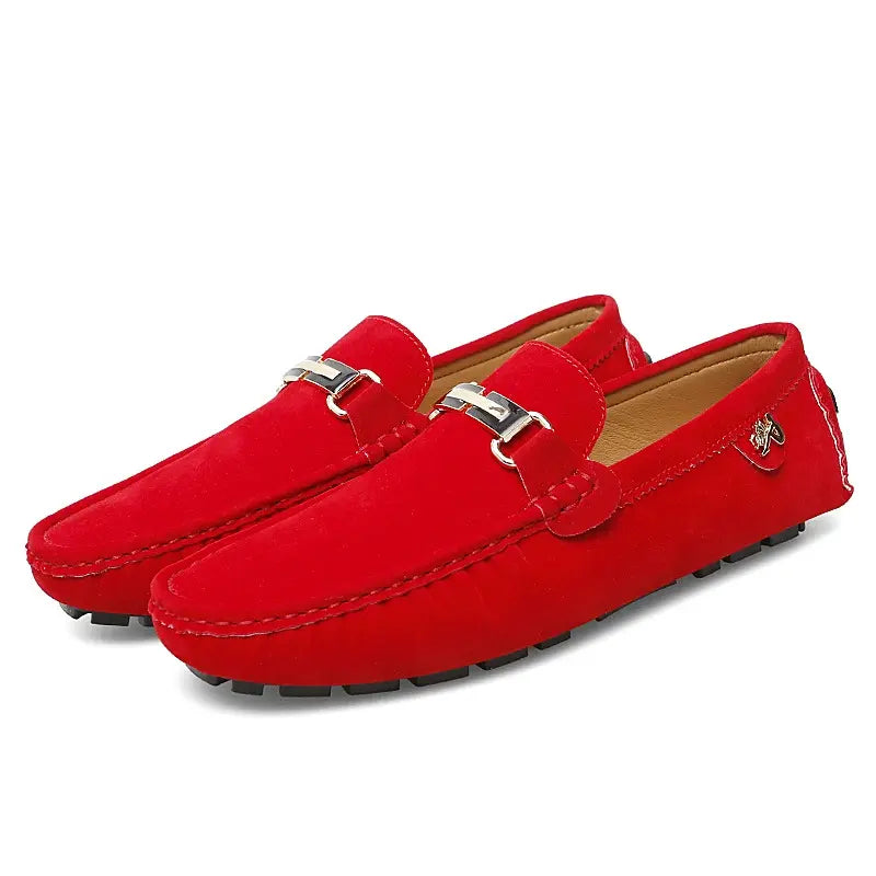 Men Old Money Suede Slip On Loafers Bareroots Footwear