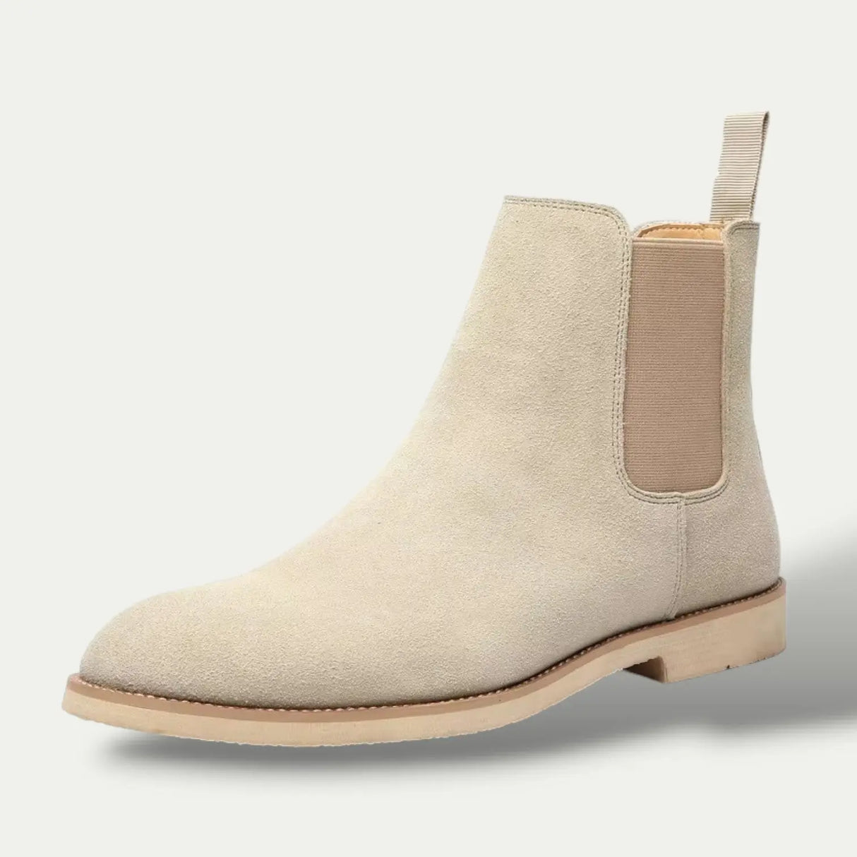 Men's Genuine Suede Leather Chelsea Boots