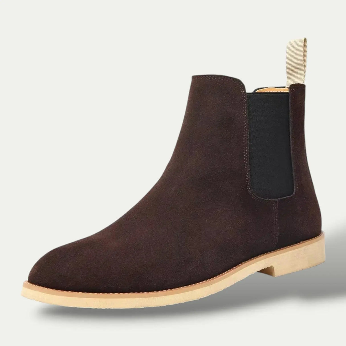 Men's Genuine Suede Leather Chelsea Boots