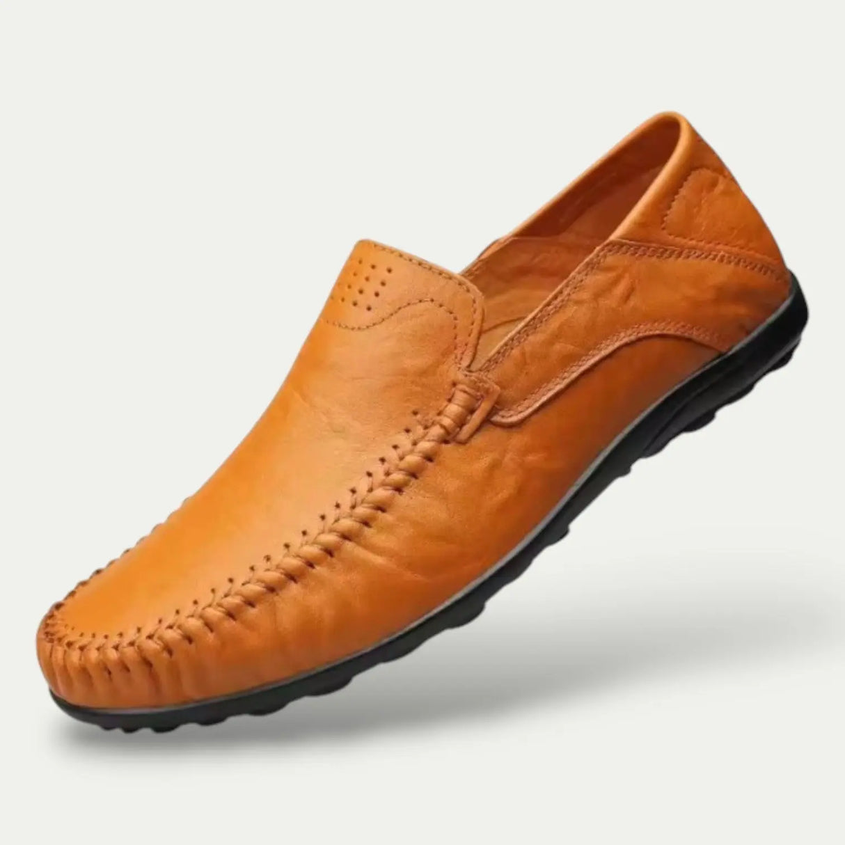 Men's Leather Loafers β Luxury Italian Slip-On Boat Shoes