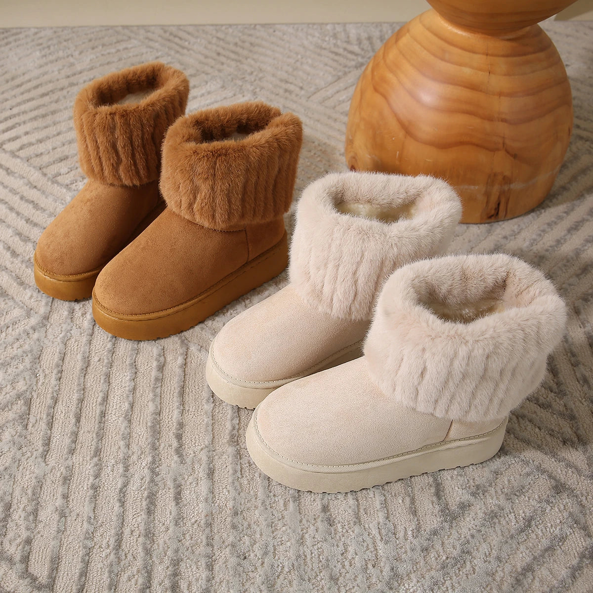 Mid-Calf Snow Boots for Women β Stylish & Warm Comfort