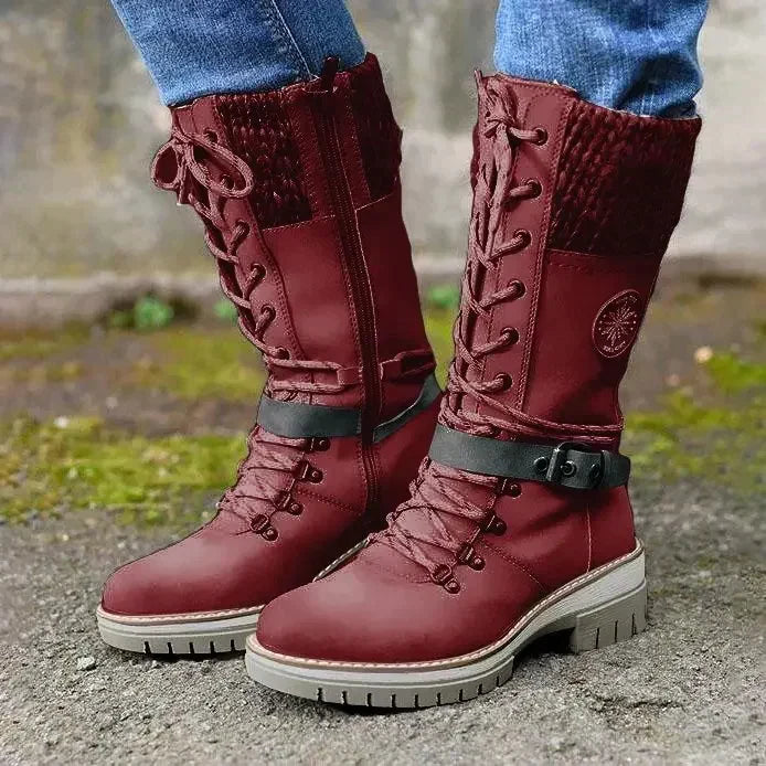 Mid-Tube Martin Boots for Women β Stylish & Cozy for Winter